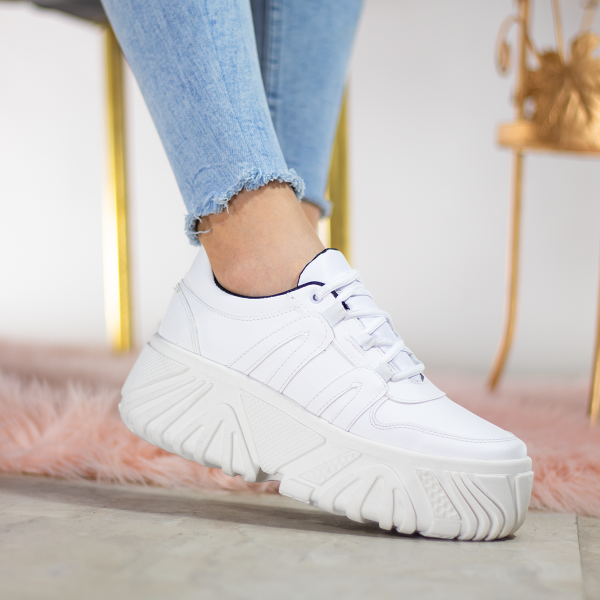 Chunky Blanco | Tenis mujer – EMME