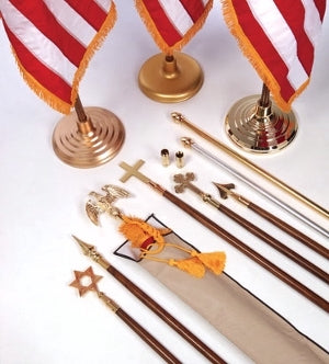 Indoor Flagpole Set