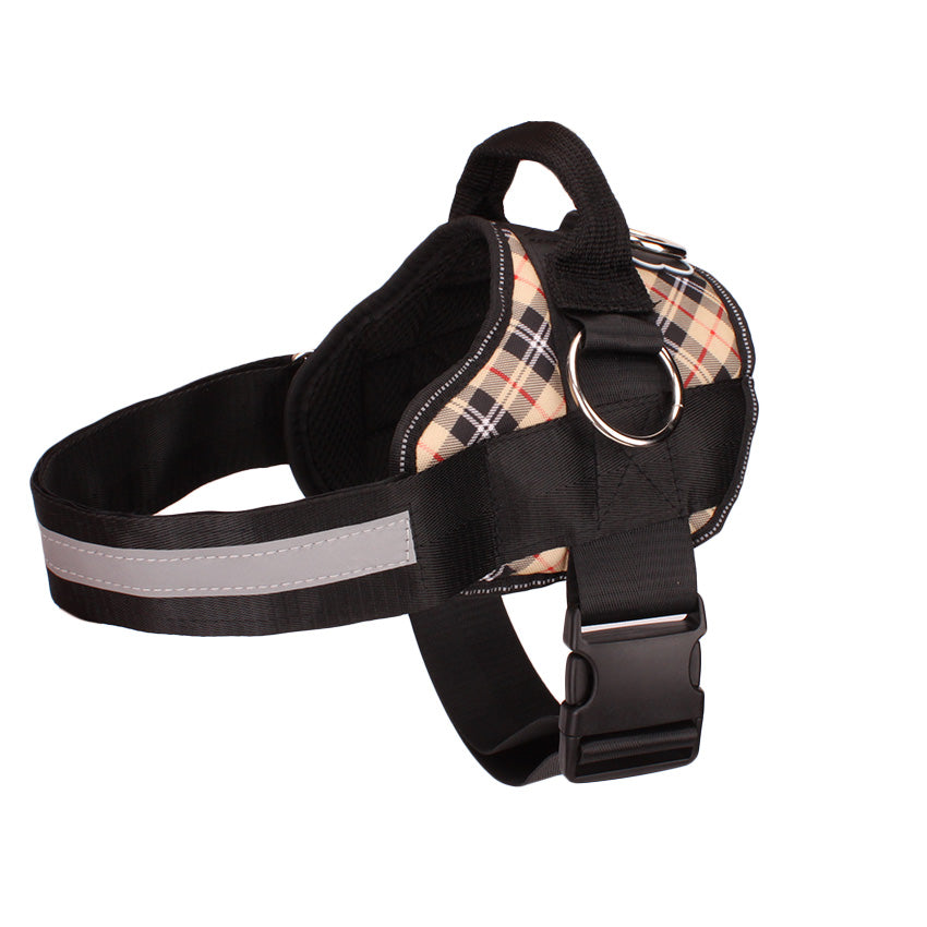 plaid harness