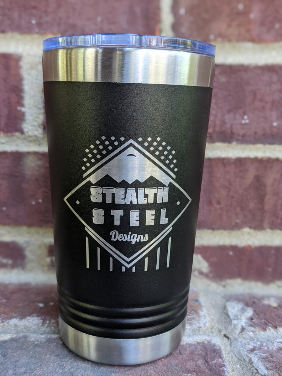Choose your own Pokemon Custom Laser Engraved 16oz Stainless Steel Pint *16 COLORS*