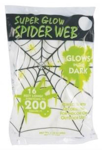 Super Glow Spider Web