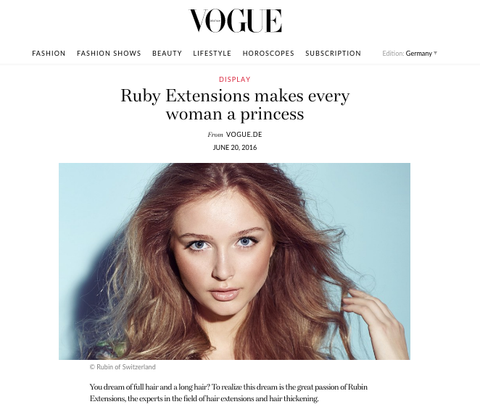 Rubin Extensions Vogue Feature