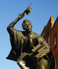 The Surrey Scholar statue