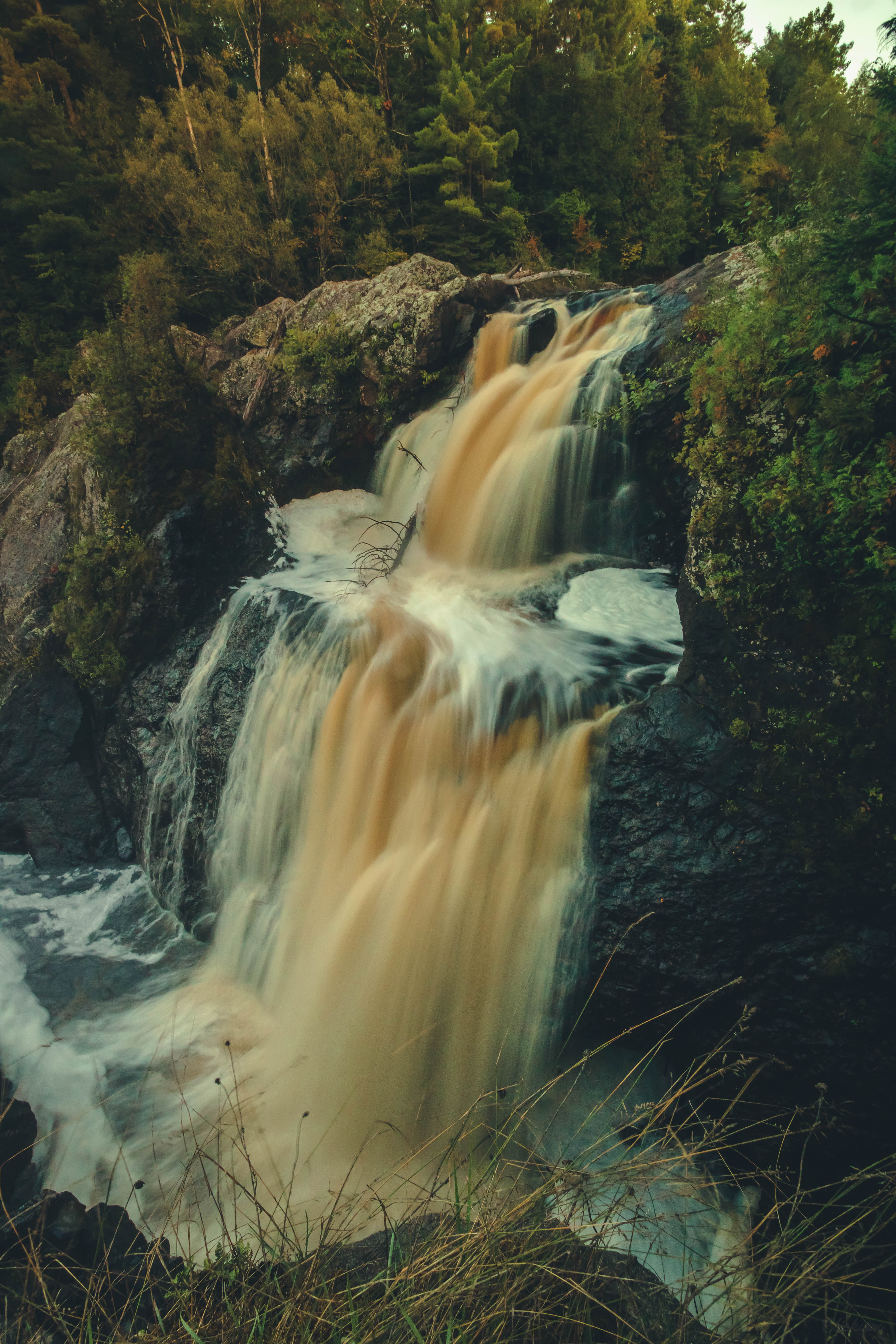 Gabbro falls, blackjack falls, Ramsay, Michigan waterfall, waterfalls, upper peninsula, up