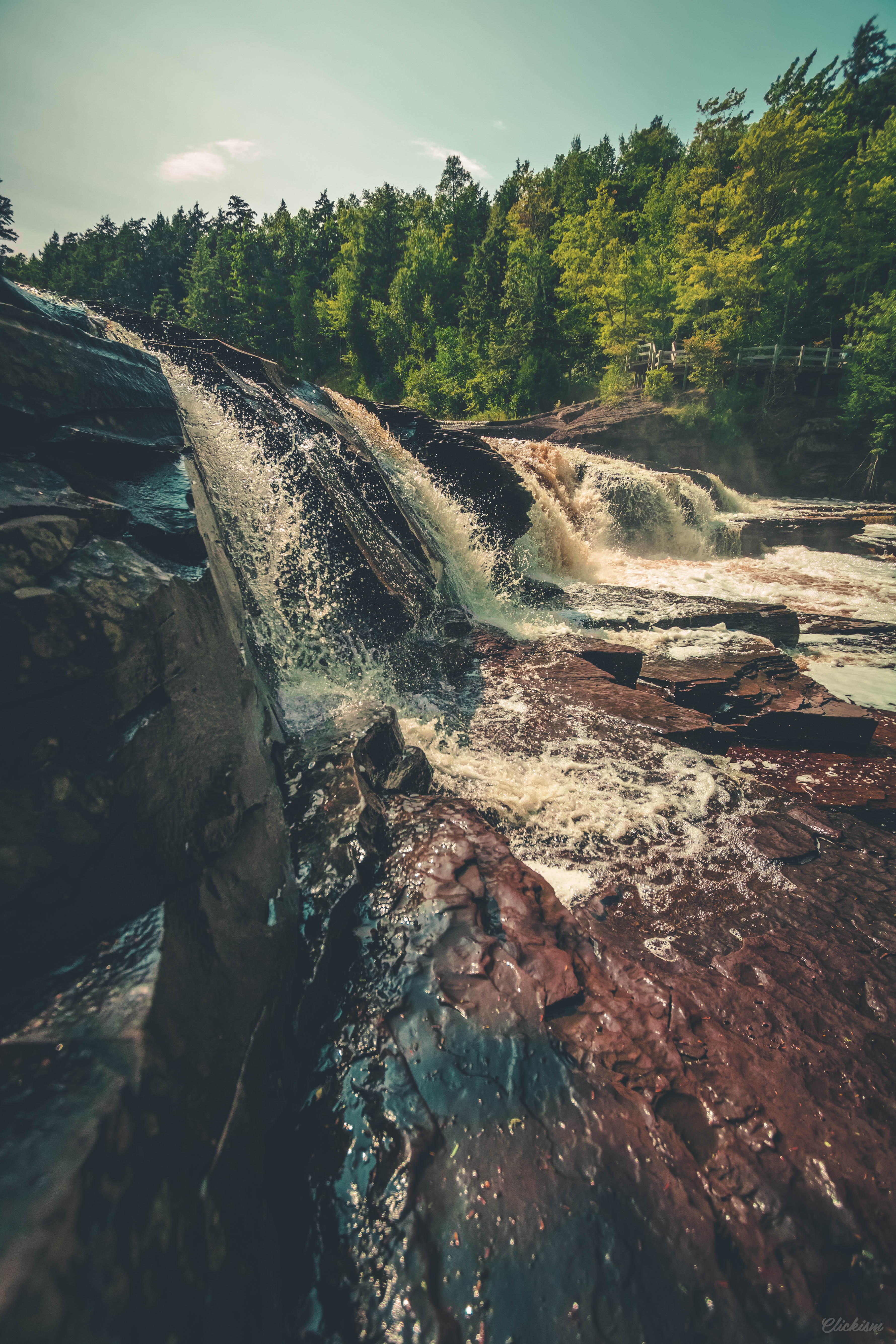 Mandio falls, porcupine mountains, ontonagon, Michigan waterfall, waterfalls, upper peninsula, up