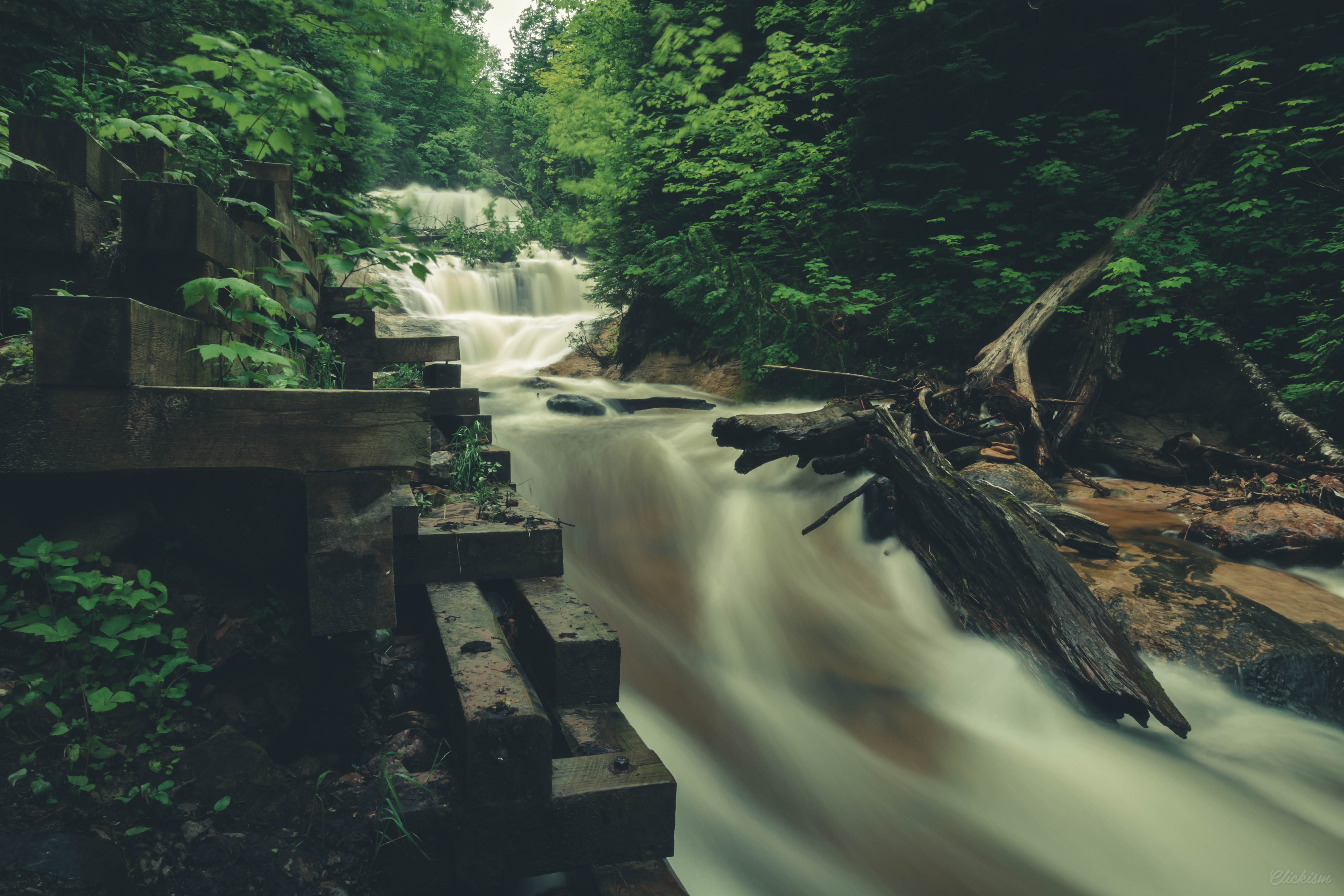 Sable falls, munising, Michigan waterfall, waterfalls, upper peninsula, up