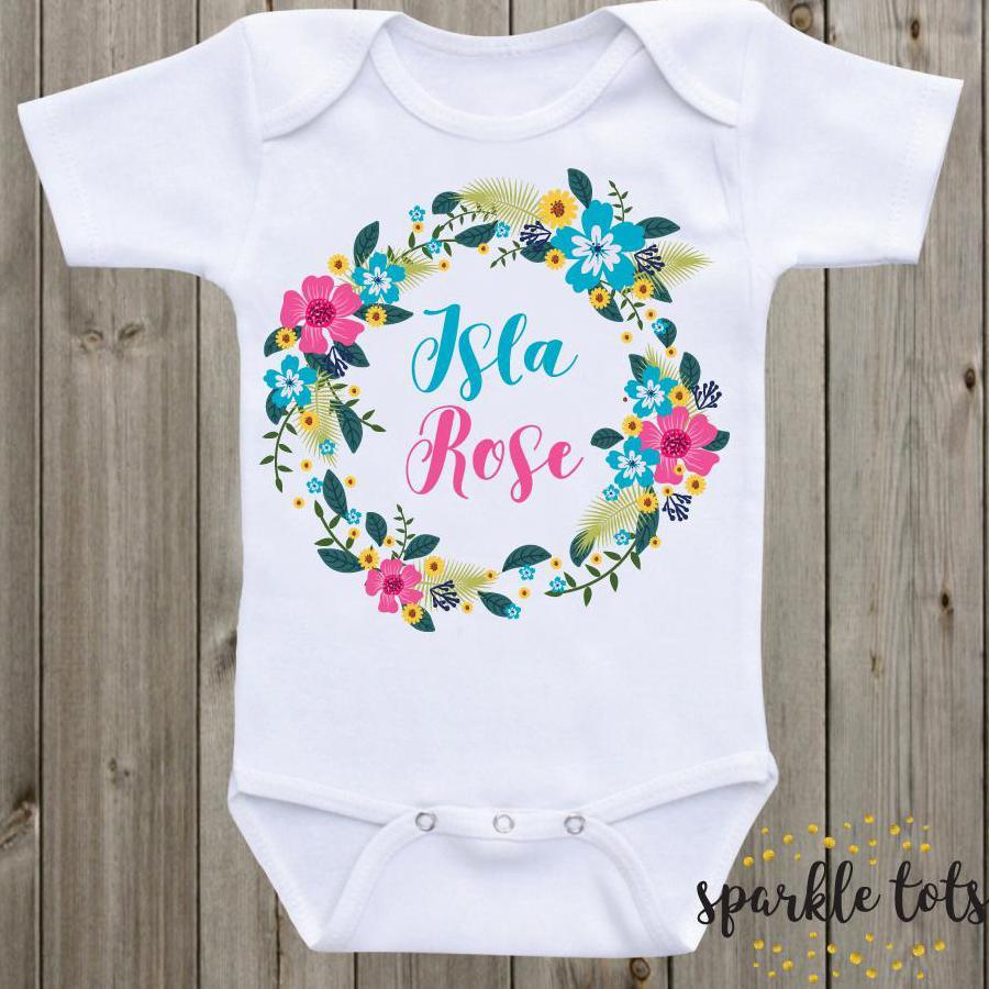 personalised newborn baby grow