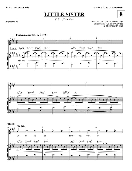 Newmusicaltheater Little Sister Newmusicaltheatre Com Sheet Music Newmusicaltheatre