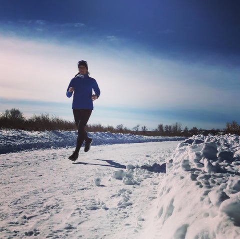 Runner in winter
