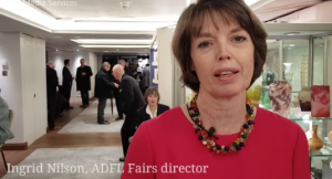 ADFL’s Ingrid Nilson describing the Mayfair Fair for ATG.