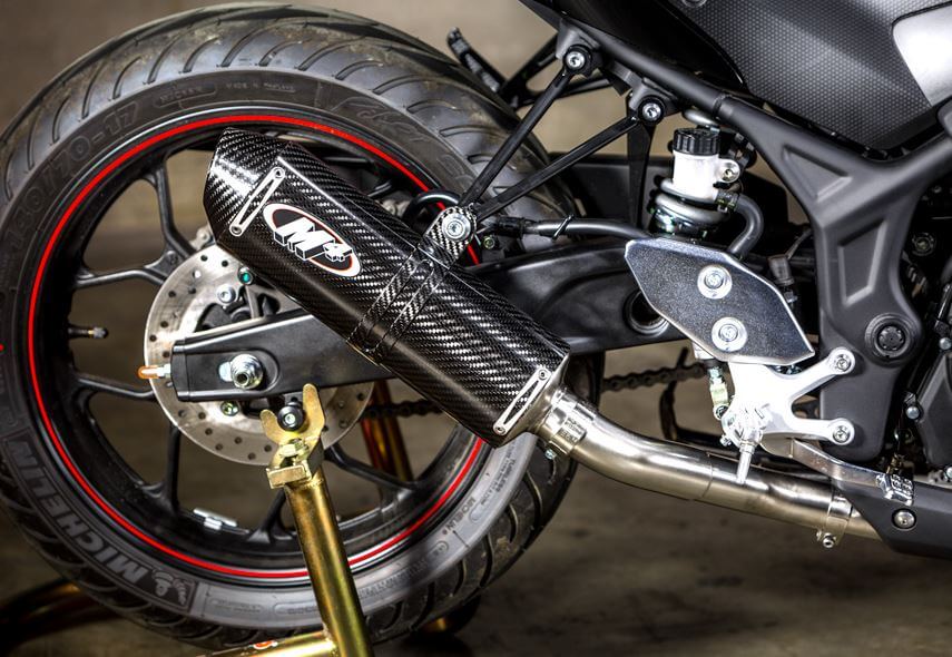 yamaha r3 full exhaust system