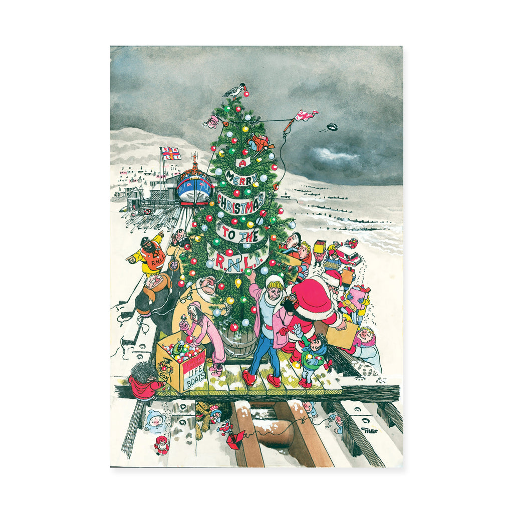 Download Giles Cartoon Christmas Cards Rnli Shop PSD Mockup Templates