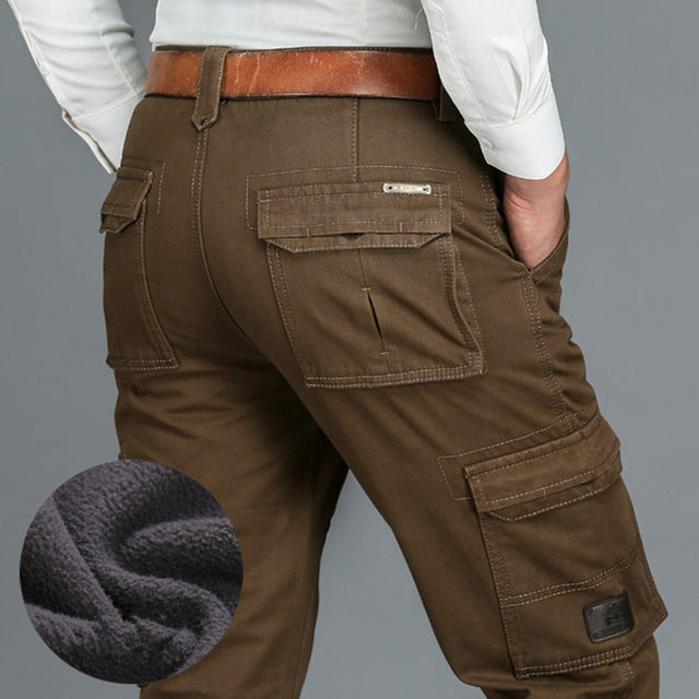 warm cargo pants