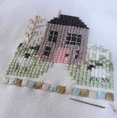 "Hello Spring!" Installment 1 - stitching and photo by Barbara Lutomirska