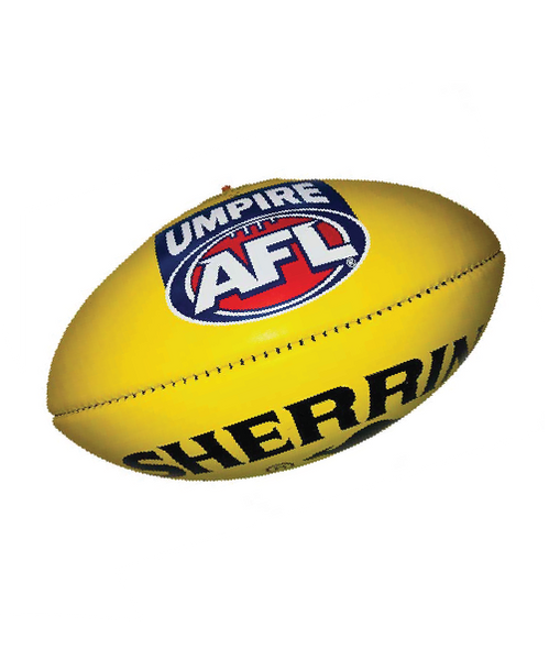 Umpire Afl Sherrin Kb Football Yellow Project Clothing