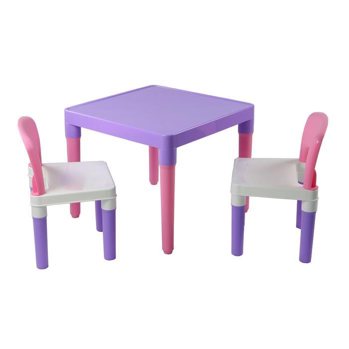 kids plastic table and chair set