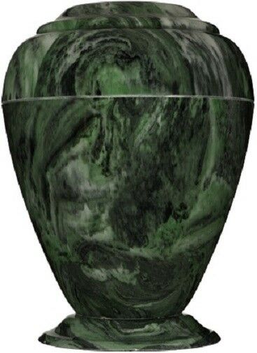 Large/Adult 235 Cubic Inch Georgian Vase Purple Cultured Onyx Cremation Urn 