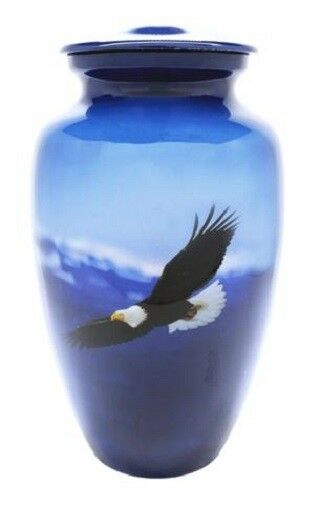 American Flag/Eagle 3 Cubic Inch Small/Keepsake Funeral Cremation Urn for Ashes 