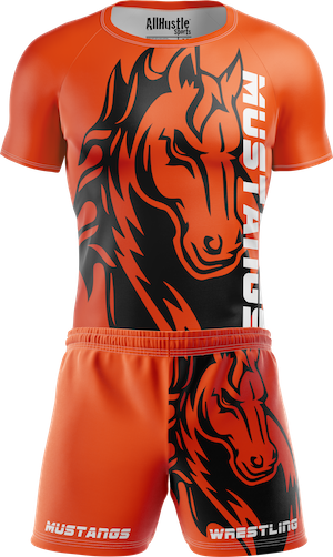 Custom Sublimated Team Wrestling Uniforms