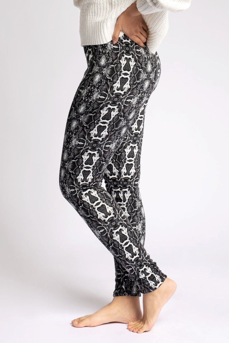 Just Cozy Snake Print - Cozy Lined. 1