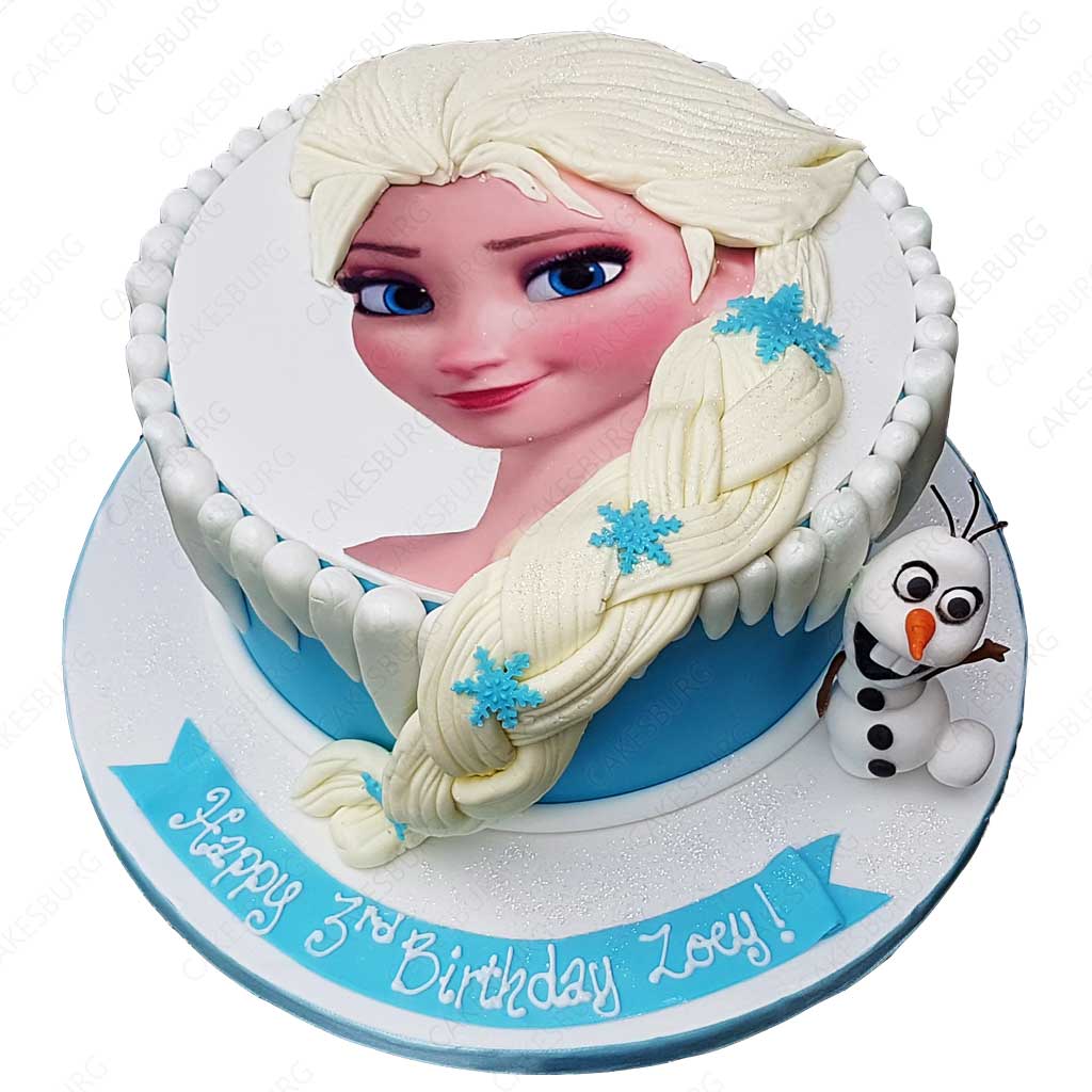 Frozen Elsa Cake 1 CAKESBURG Online Premium Cake Shop