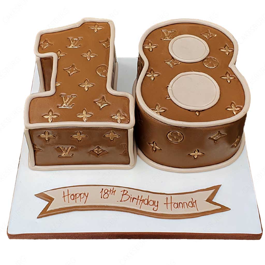 Louis Vuitton Number Age Cake – CAKESBURG Online Premium Cake Shop