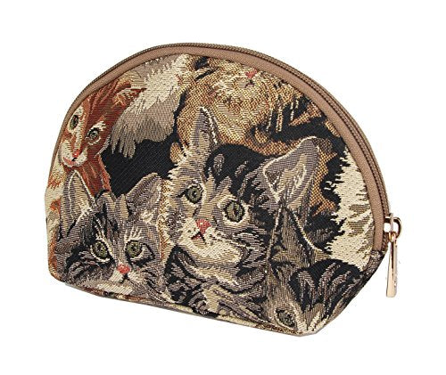 Tapestry Cats & Kittens design Small Backpack by Signare 