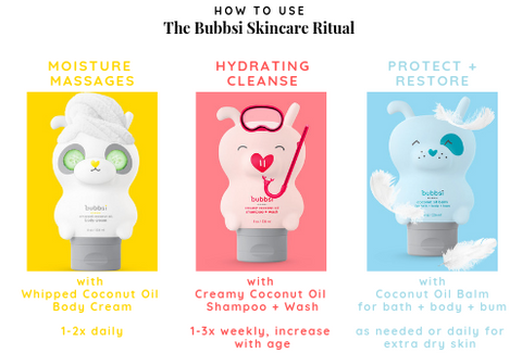 Coconut oil skincare ritual for baby skin