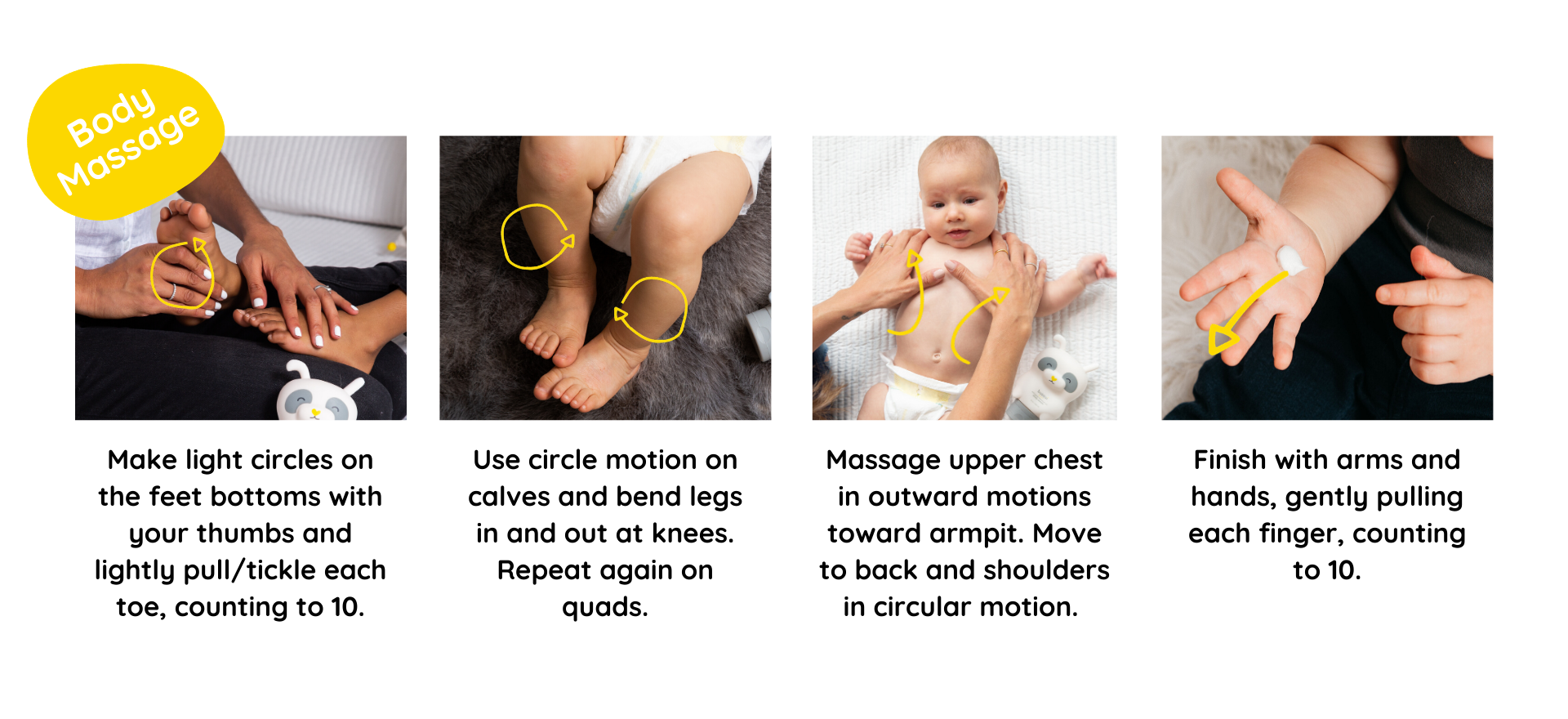 how to massage baby