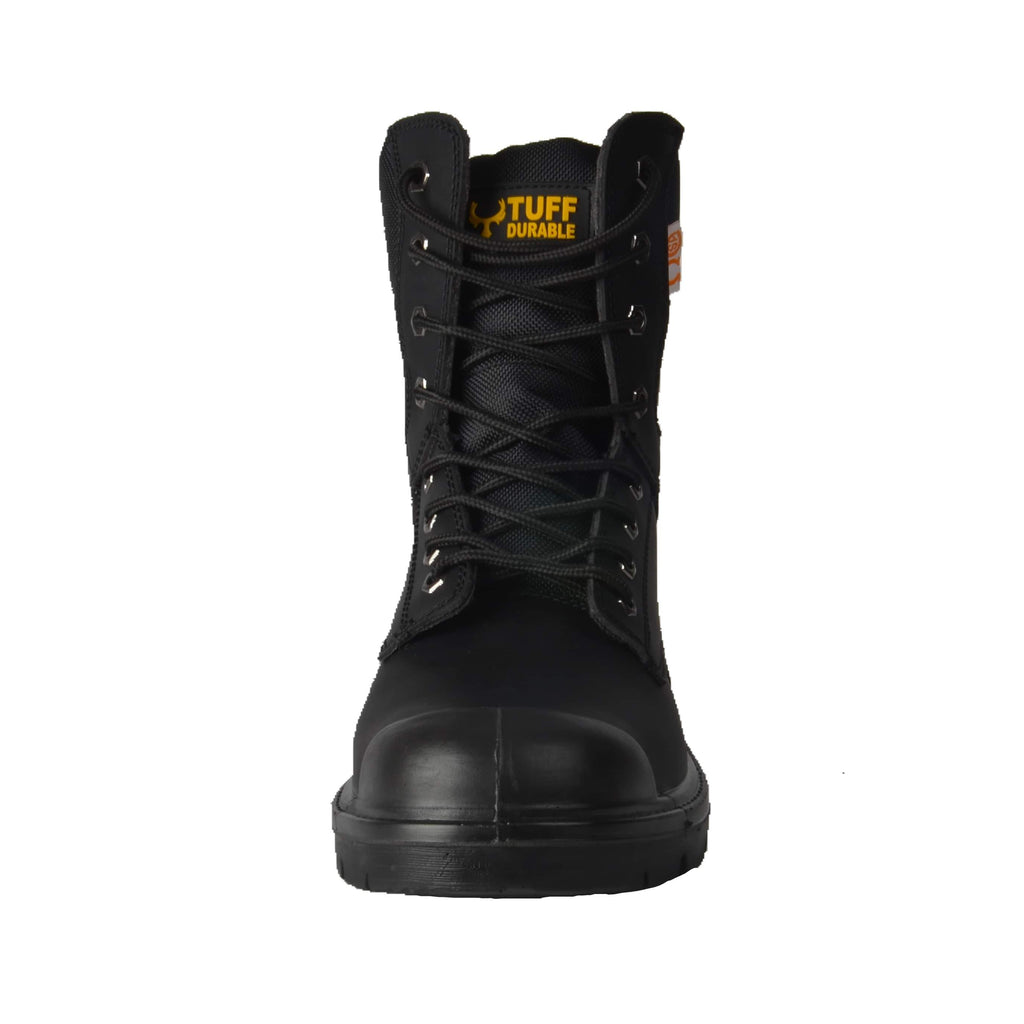 High Work Boots with Steel Toe \u0026 Plate 