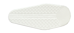 Pure white weave ceiling fan blade
