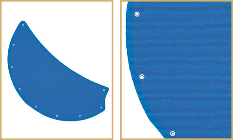 Pacific Blue Sunbrella custom canvas nautical blades