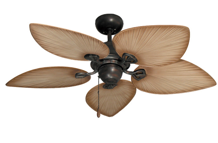 42 Inch Bombay Ceiling Fan Tan Leaf Blades