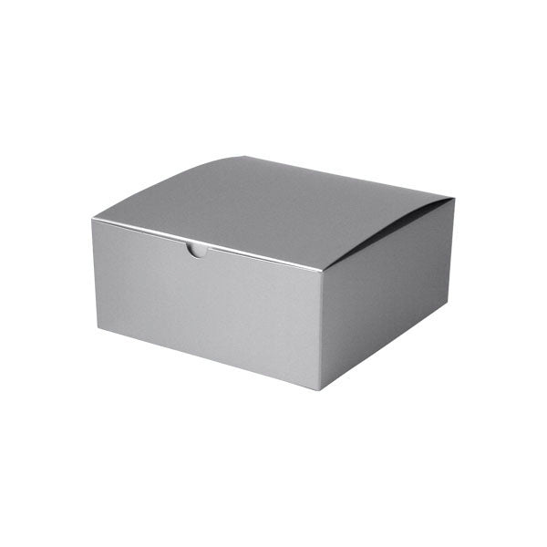 silver gift boxes - packagingsupplies.com