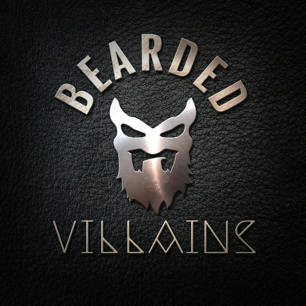 Bearded Villains logo with background