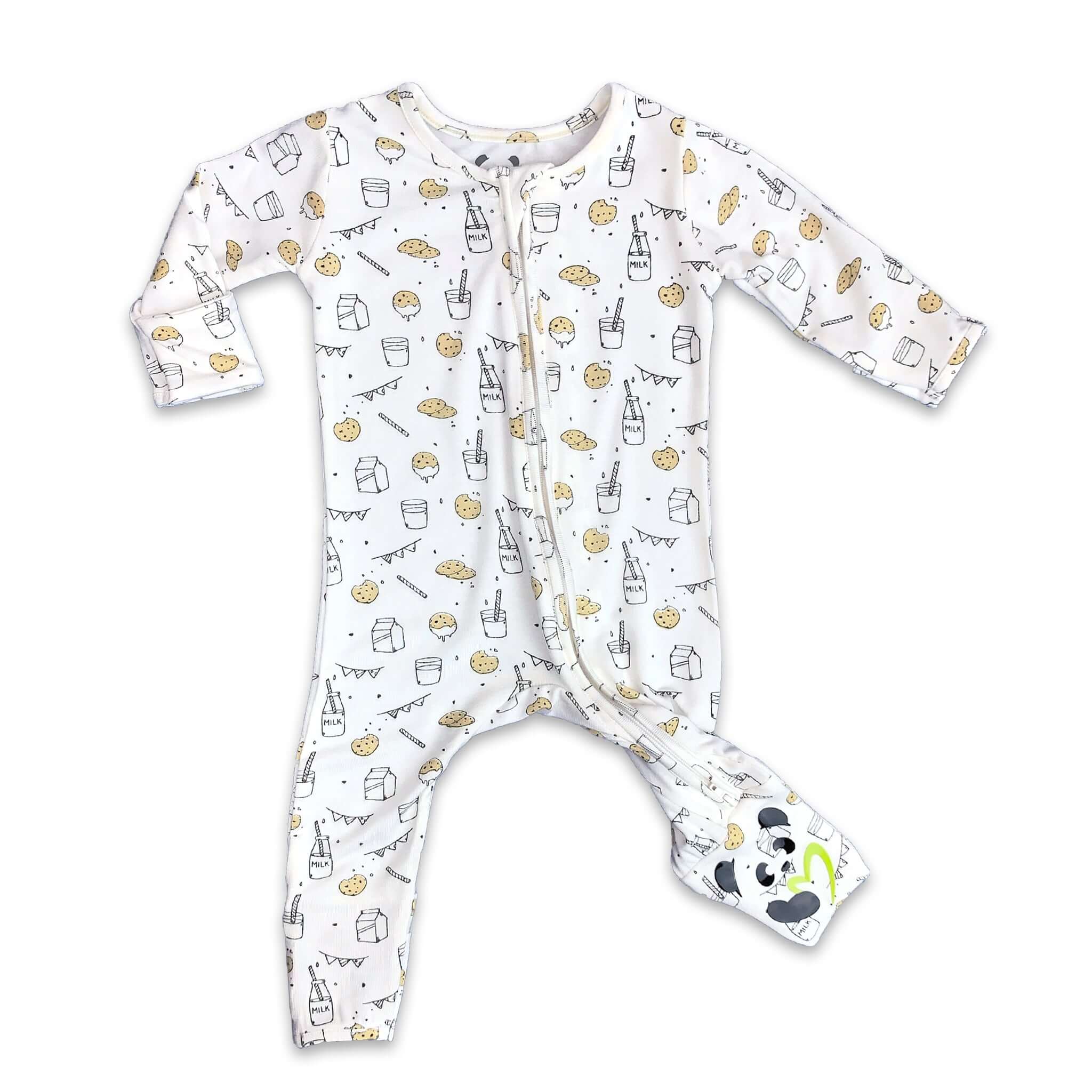 children's 2 piece footed pajamas