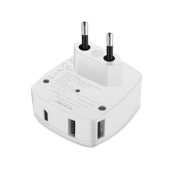 All in One Plug Adaptor for US, AU, Asia, Europe, UK Plug Adapter Compatible Over 150 Countries.