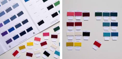 lambswool colour chart