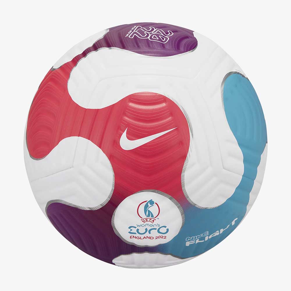 Ciudadanía doce Siesta UEFA Nike Flight Soccer Ball- White/Racer Pink/Blue – Gazelle Sports