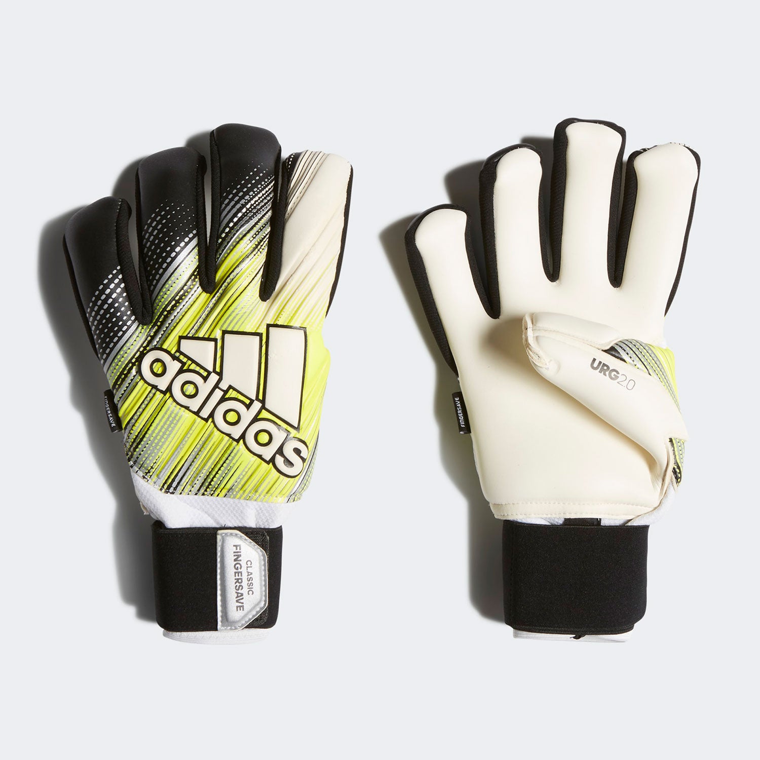 rotación Todo el tiempo Correspondencia Classic Pro Finger Save Gloves - Black/Solar Yellow/White – Gazelle Sports