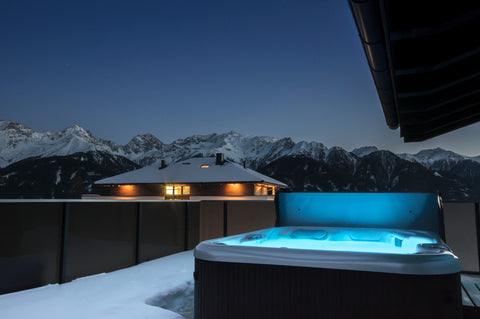 hot tub snow