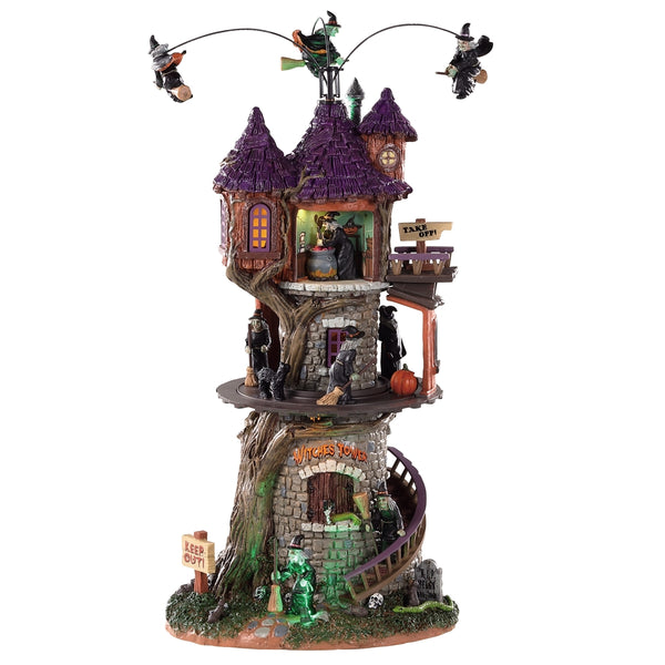 Lemax Spooky Town Witches Tower #85301 | Lemax Witch Decor