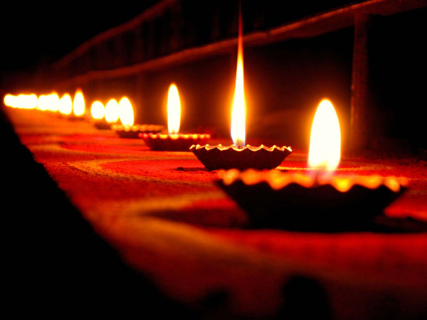 Diwali oil lamps