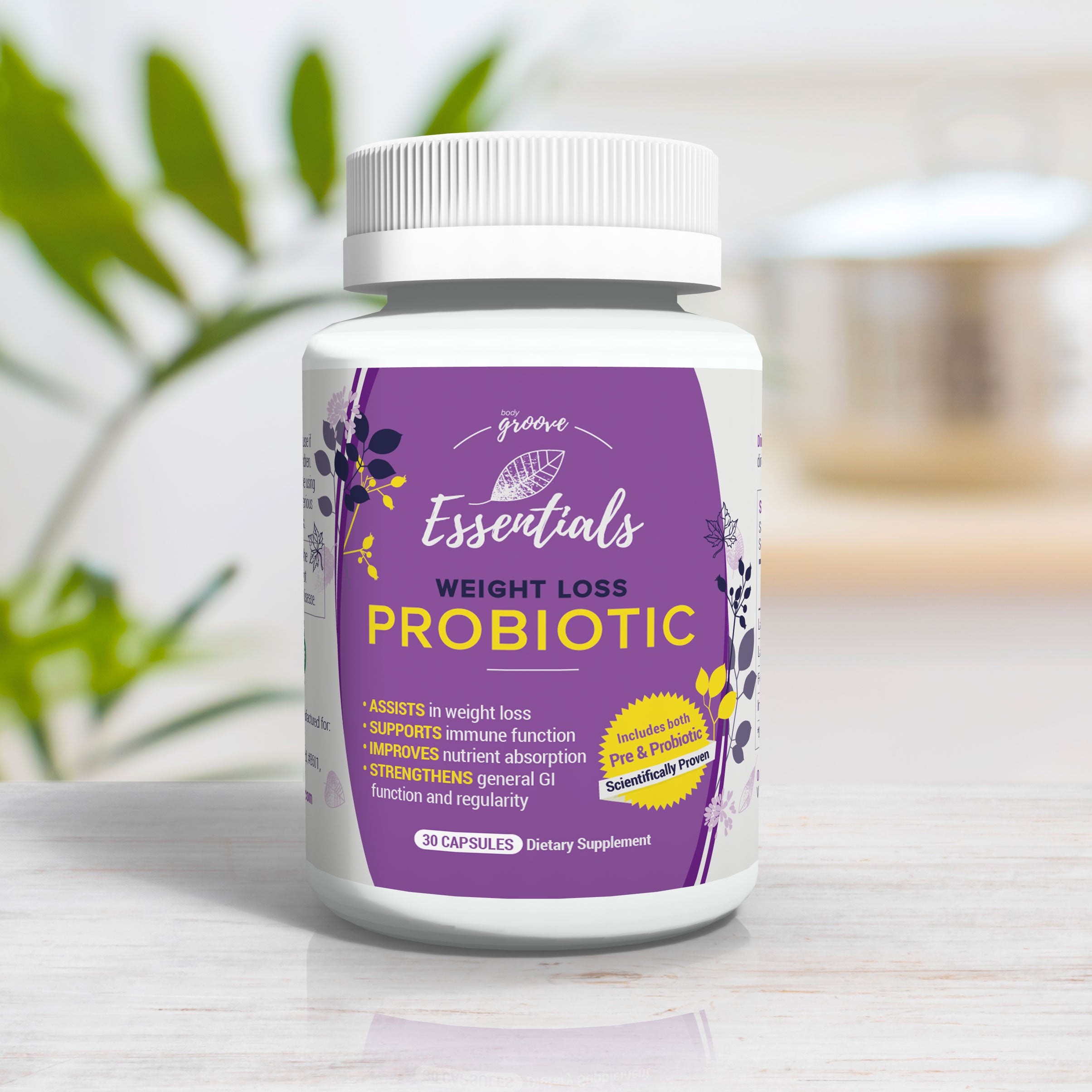 Body Groove Essentials Weight Loss Probiotic (3-pack)