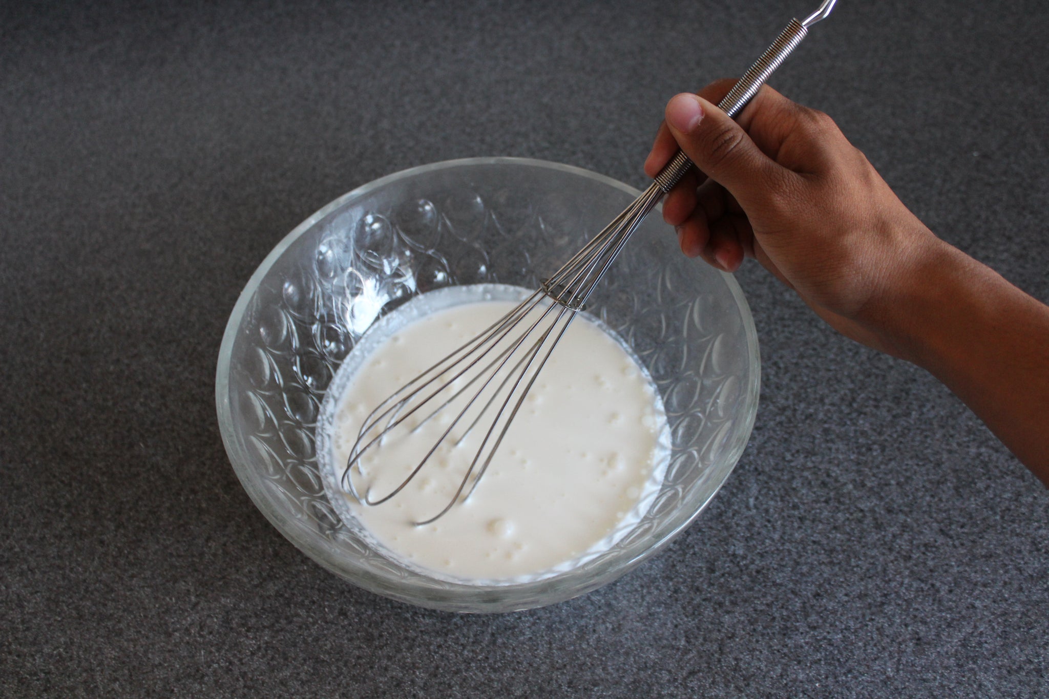 Combine Ingredients to make Jacques' Frozen Hot Chocolate