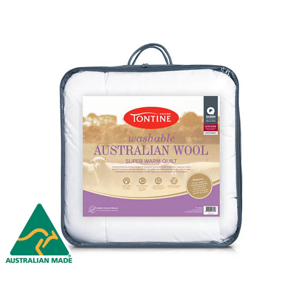 tontine washable australian wool quilt