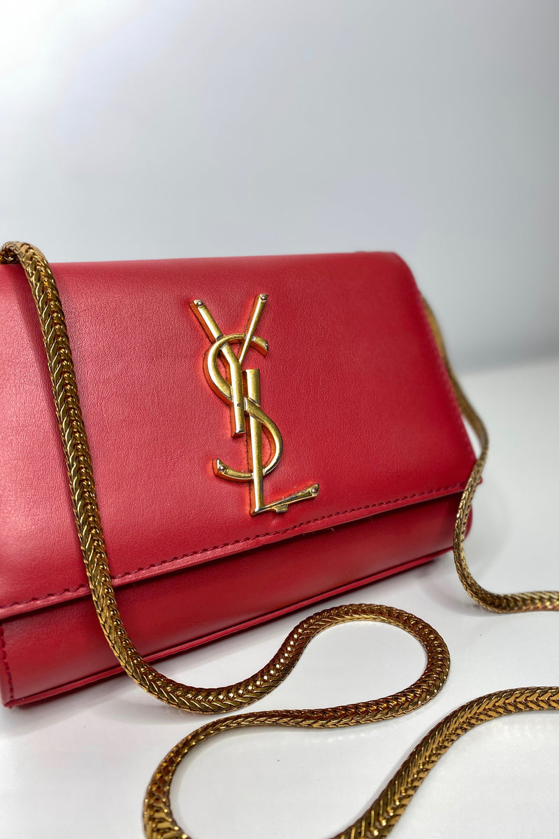 red saint laurent bag