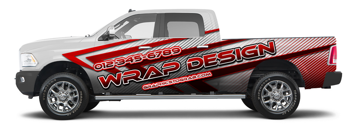 Vehicle Wrap Design - Photoshop Design 1 – Graphics To Grab