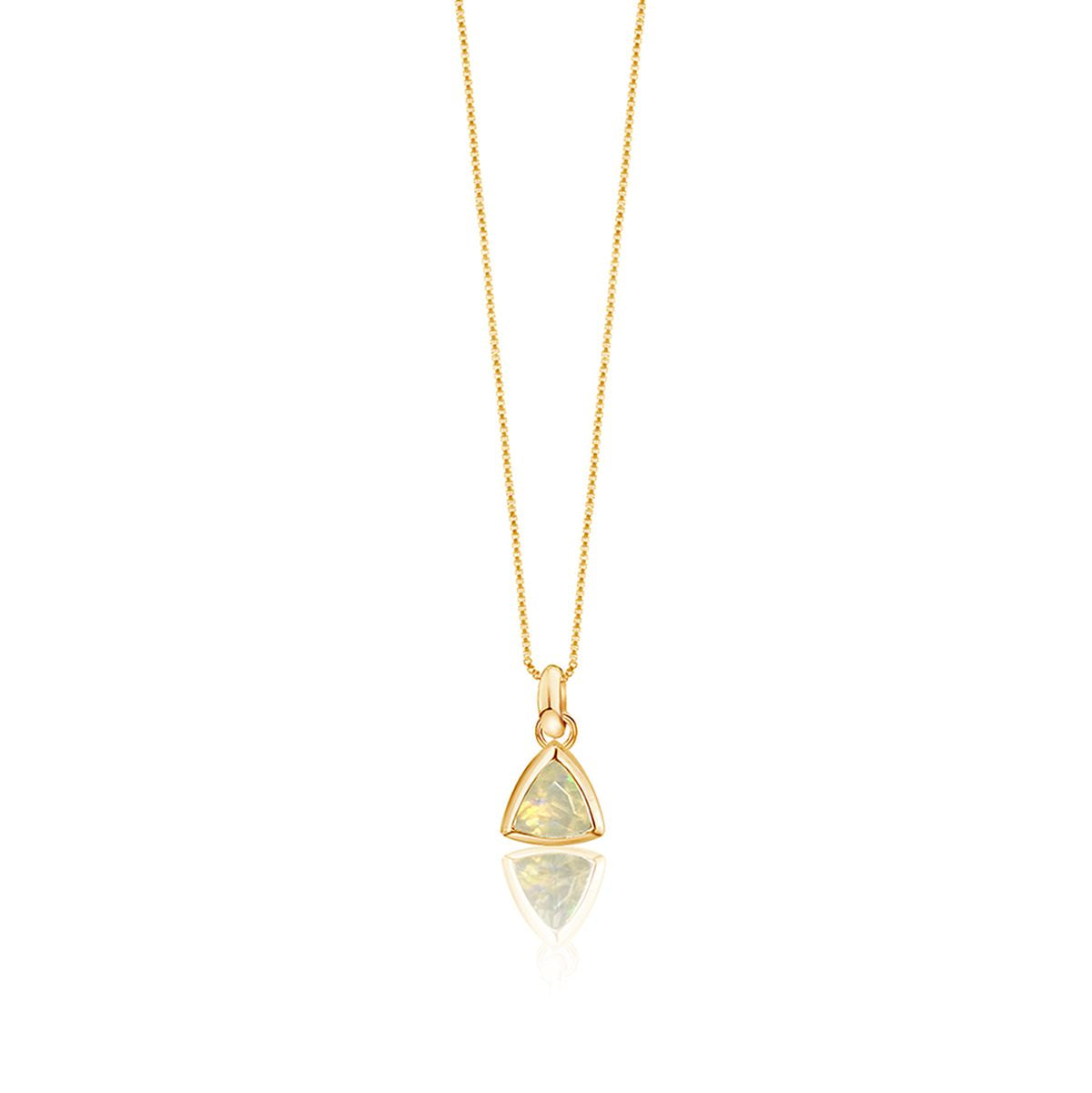 birthstone necklace opal november