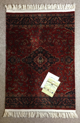 Holy Ka'aba prayer mat size carpet sold at www.RumisGarden.co.uk